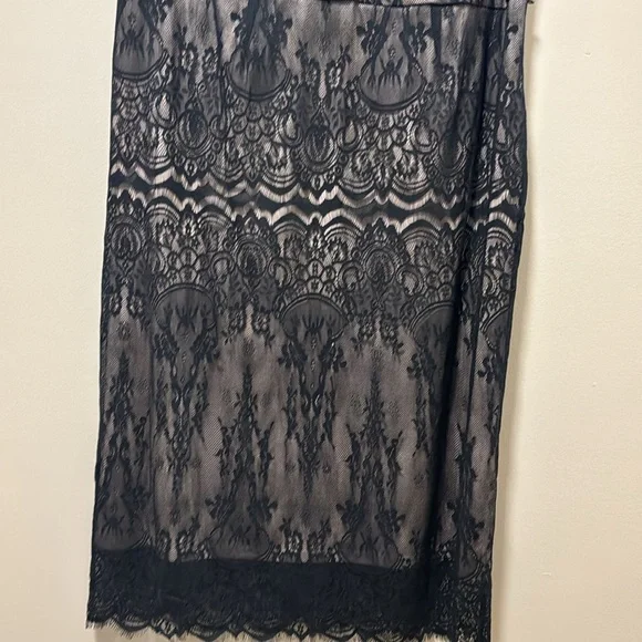Lane Bryant Black Lace Overlay Dress - Picture 3 of 6